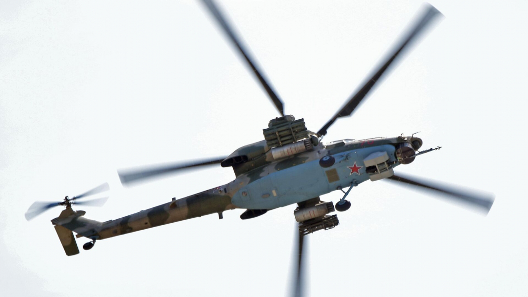 Экипажи Ми-28 поразили ракетами личный состав ВСУ в приграничье Курской области